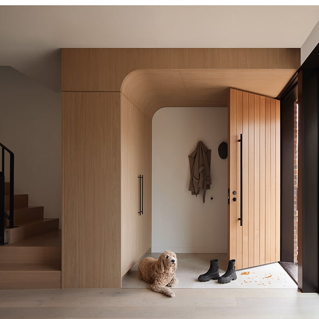 Riverdale House with Master Oak panels